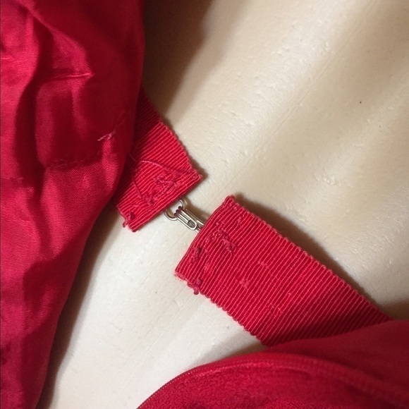 Givenchy Couture Vintage Red Audrey Hepburn Dress S - Picture 4 of 16